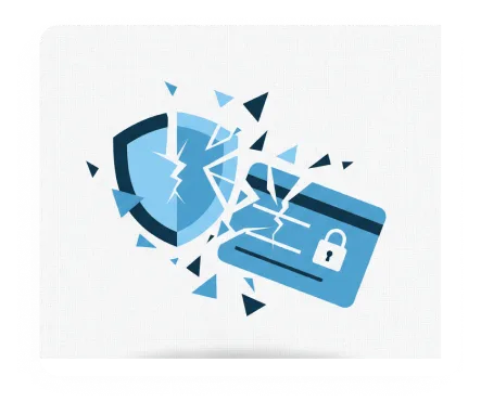 Illustration of a VoIP phone with a shield and a checkmark, representing security and protection.